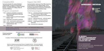 Europejski Dzień Pamięci o Holocauście Romów  2 sierpnia 2022r.